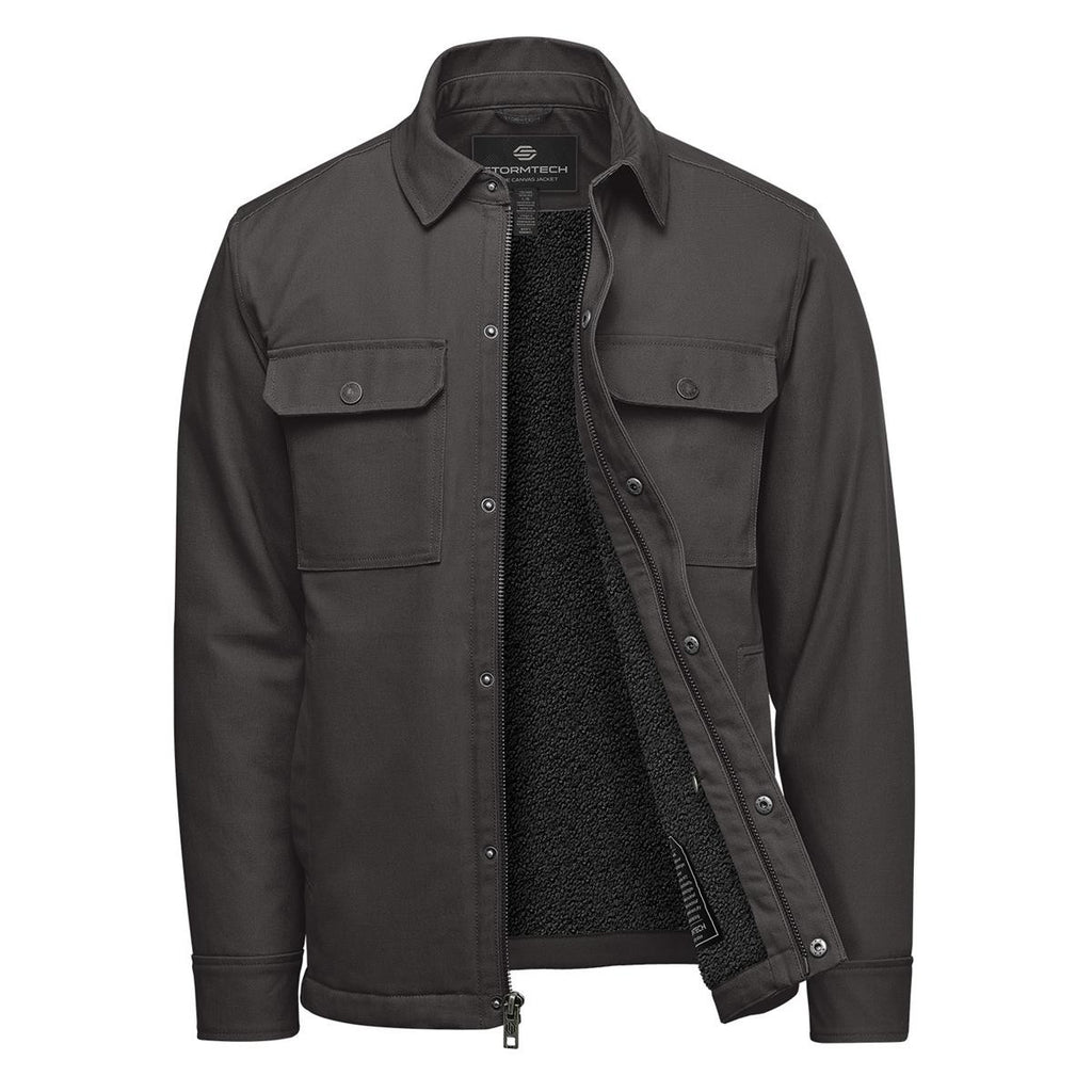 Men's Oxide Sherpa Lined Canvas Jacket - Navy