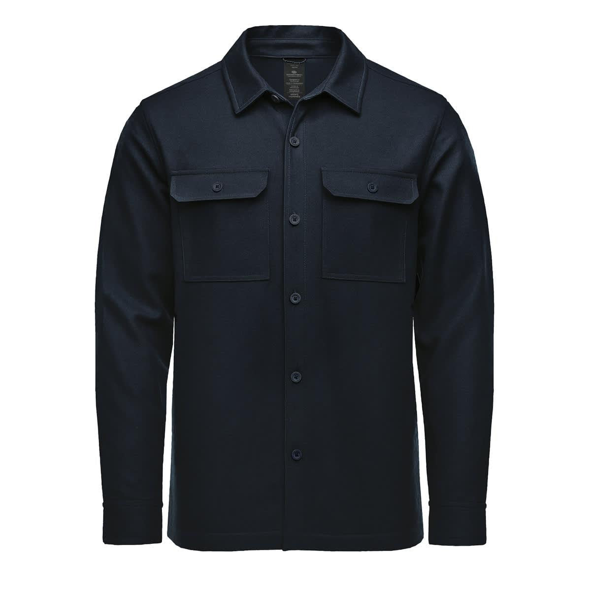 Men's Highland Plaid Shacket - Black