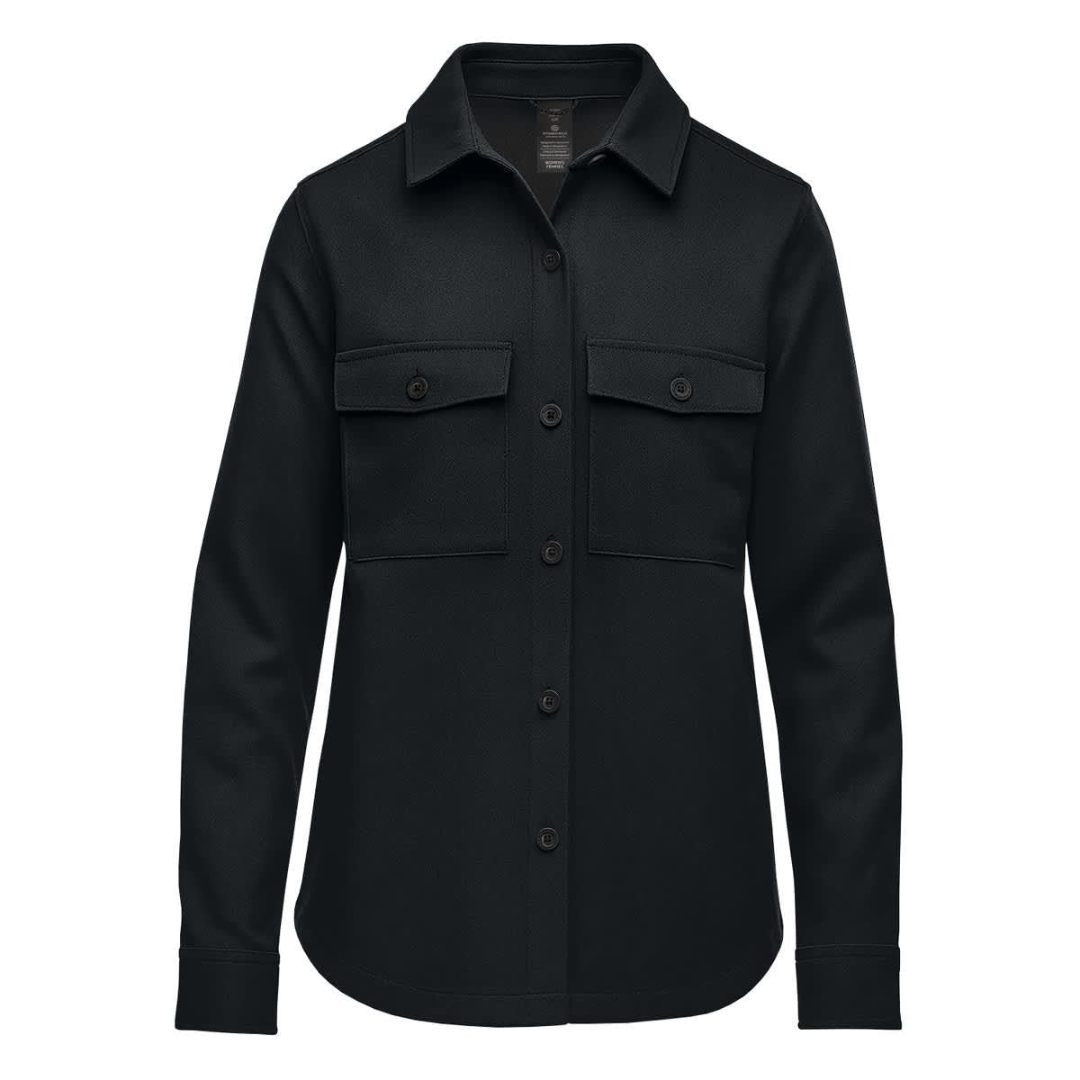 Women's Highland Plaid Shacket - Carbon / Black