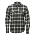 Men's Chesapeake L/S Shirt - Black / White Plaid