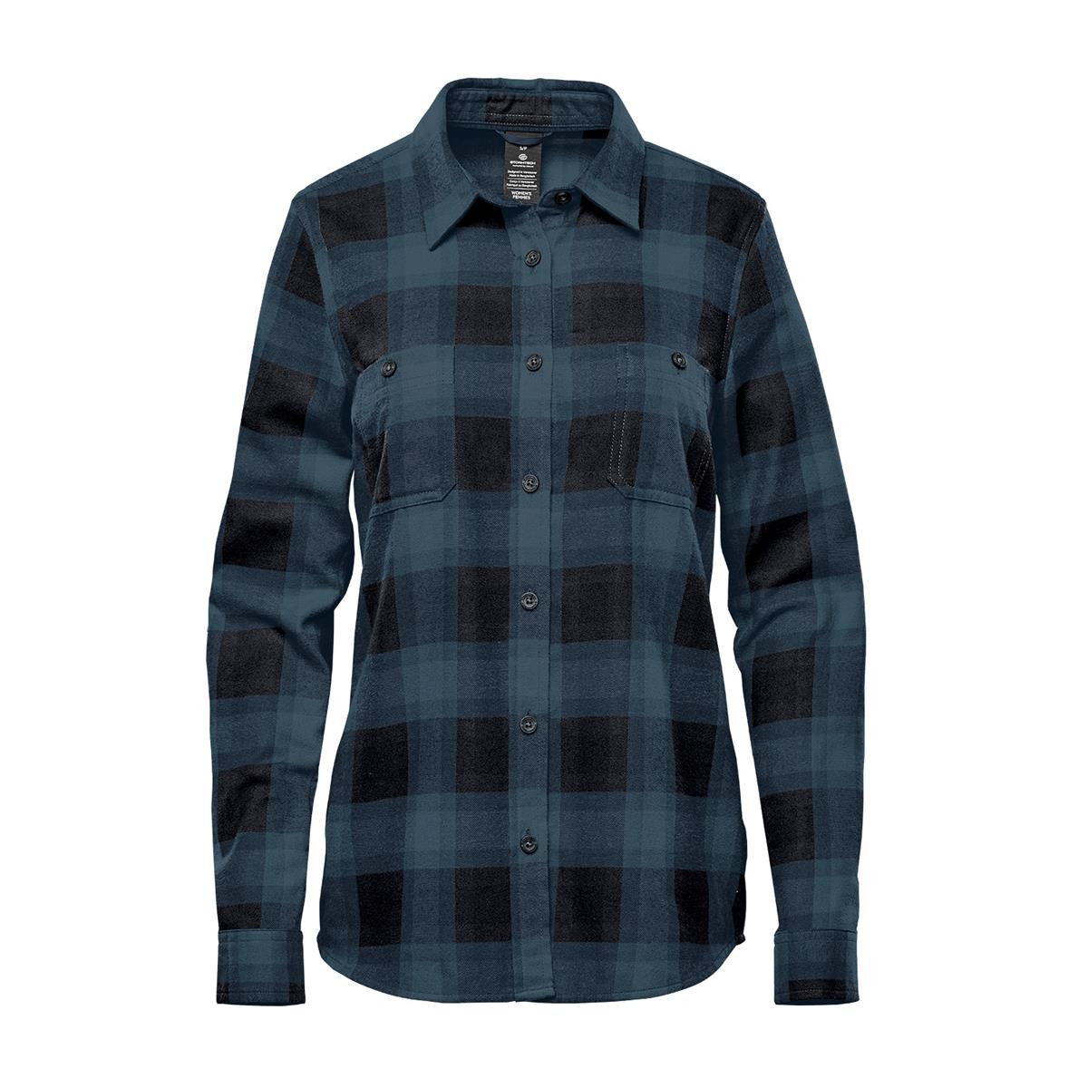Women's Chesapeake L/S Shirt - Black / White Plaid