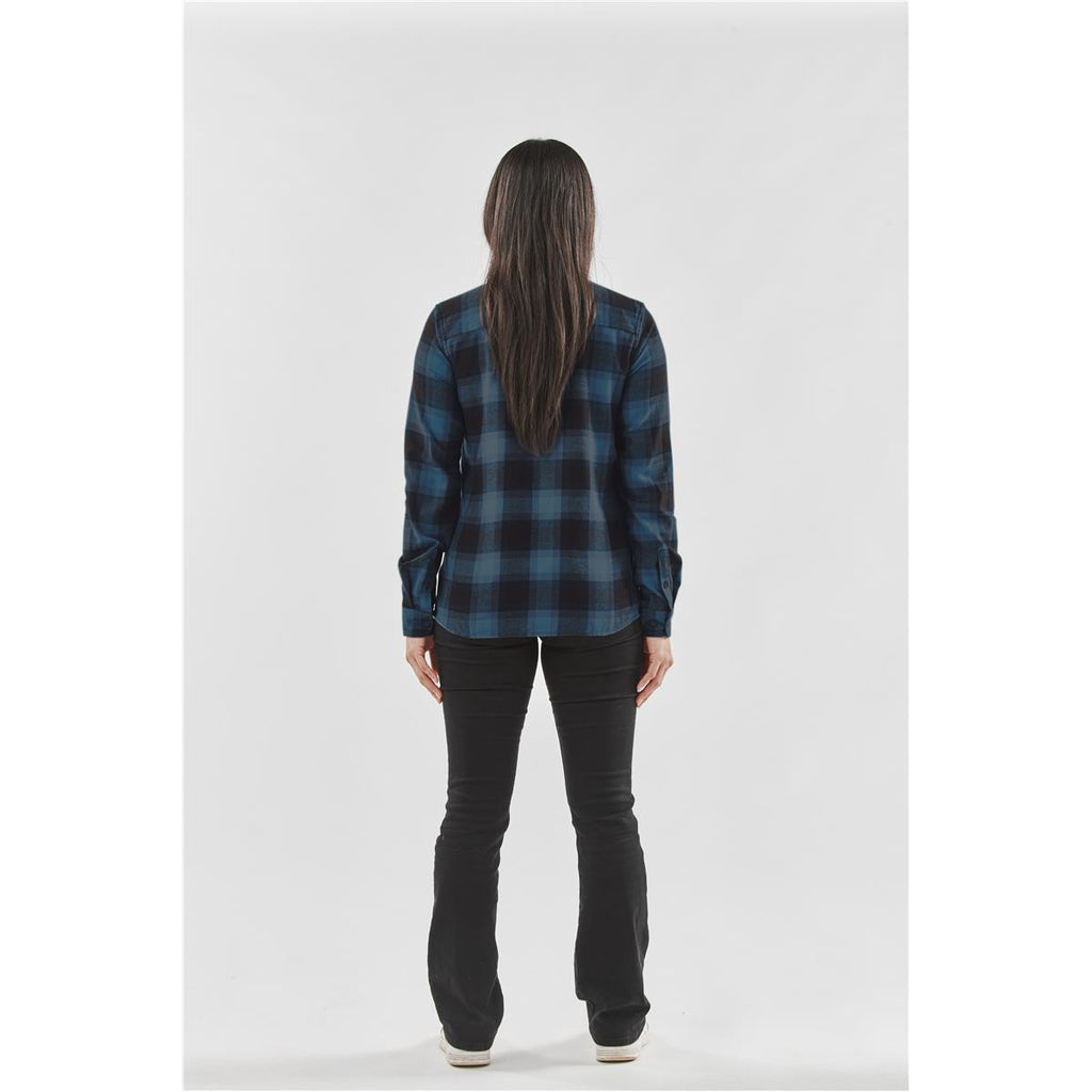 Women's Chesapeake L/S Shirt - Blue Plaid