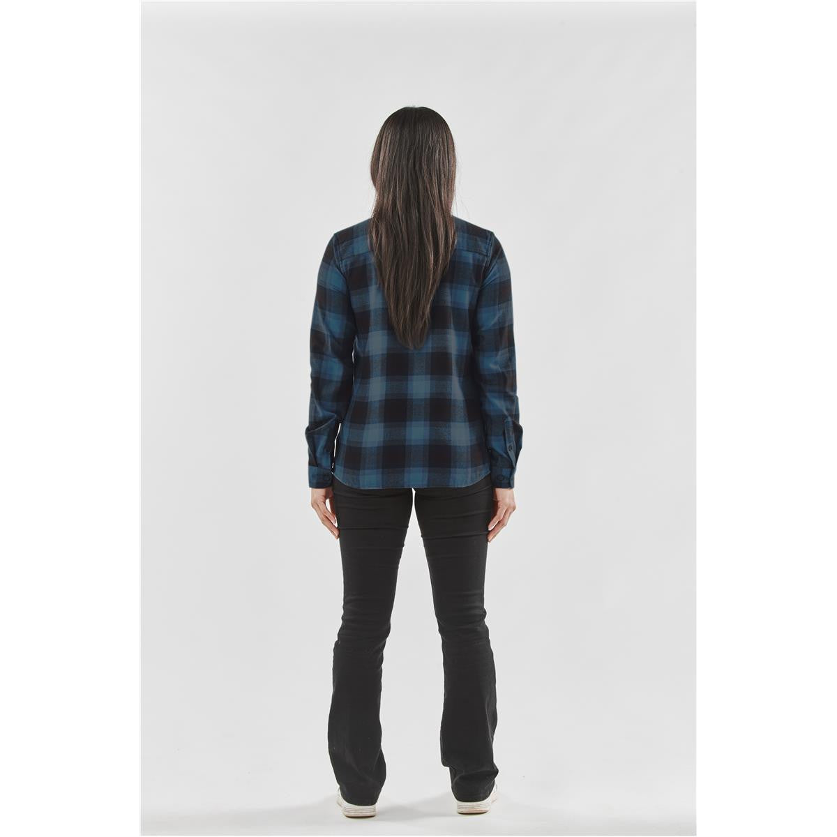 Women's Chesapeake L/S Shirt - Blue Plaid