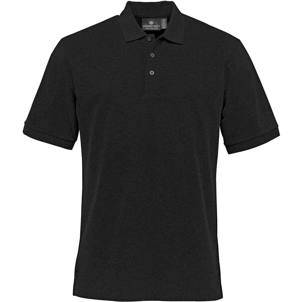 Men's Nantucket Stretch Pique Polo - Charcoal Heather