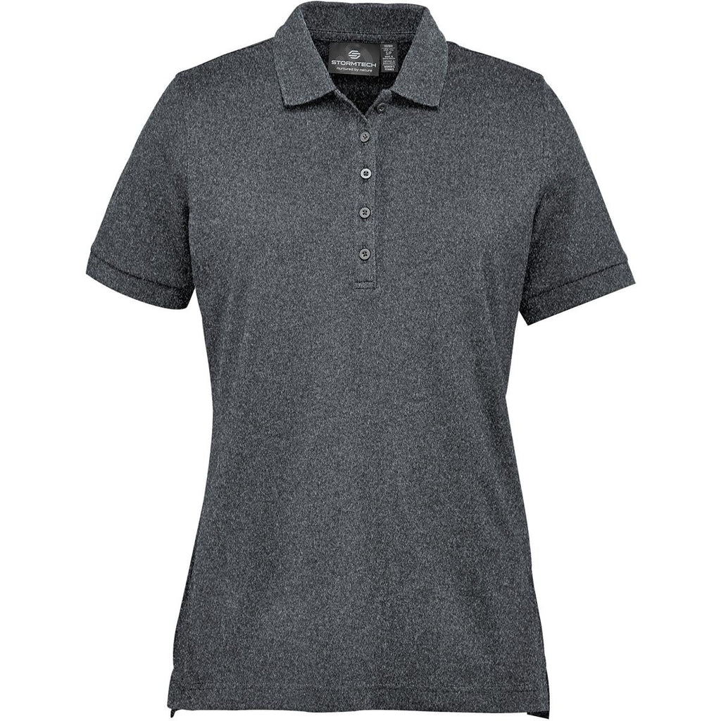 Women's Nantucket Stretch Pique Polo - Black