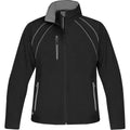 Women's Crew Softshell - Black / Reflective Granite