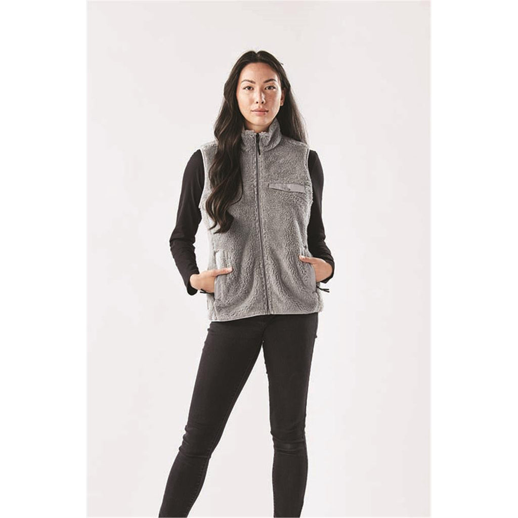 Women's Bergen Sherpa Fleece Vest - Zinc