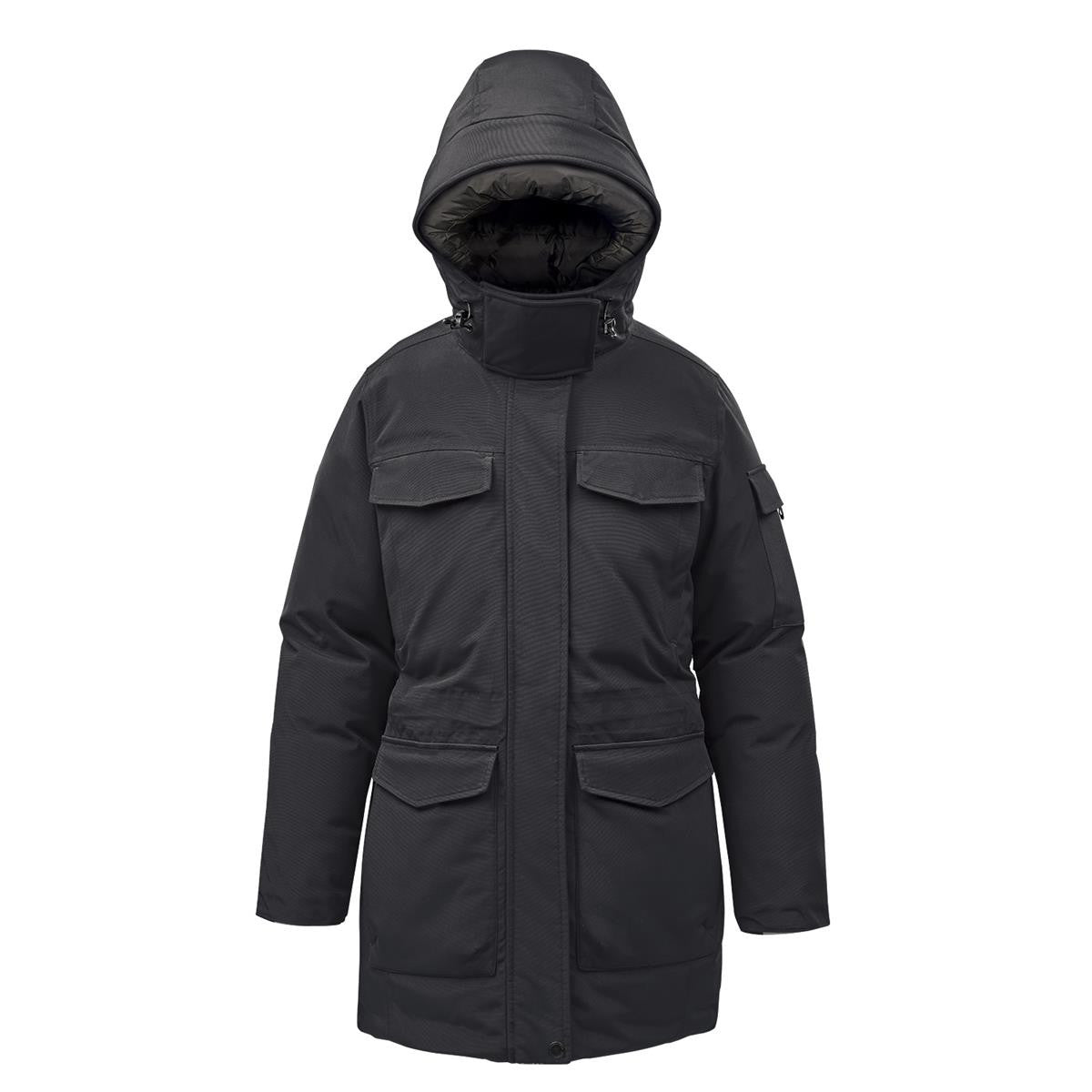 Women's Denali Parka - Granite / Black