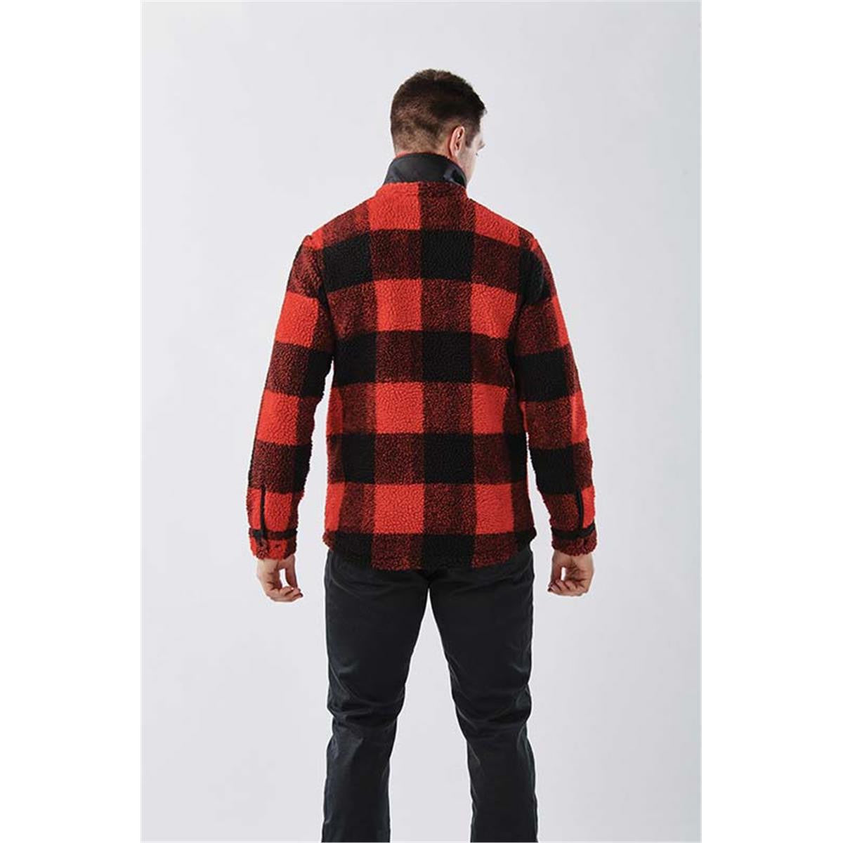 Unisex Caribou Fleece Jacket - Mineral / Black