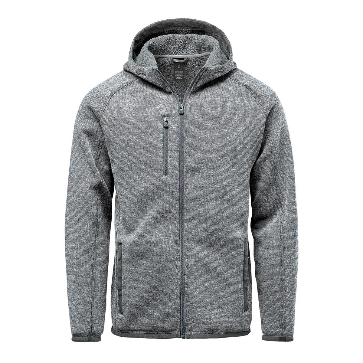 Men's Avalante Full Zip Fleece Hoody - Black Heather