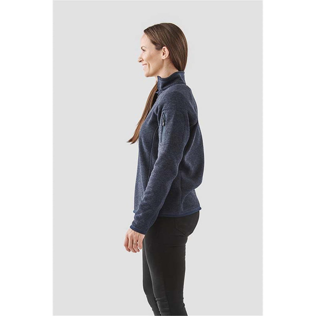 Women's Avalante 1/4 Zip Pullover - Navy Heather