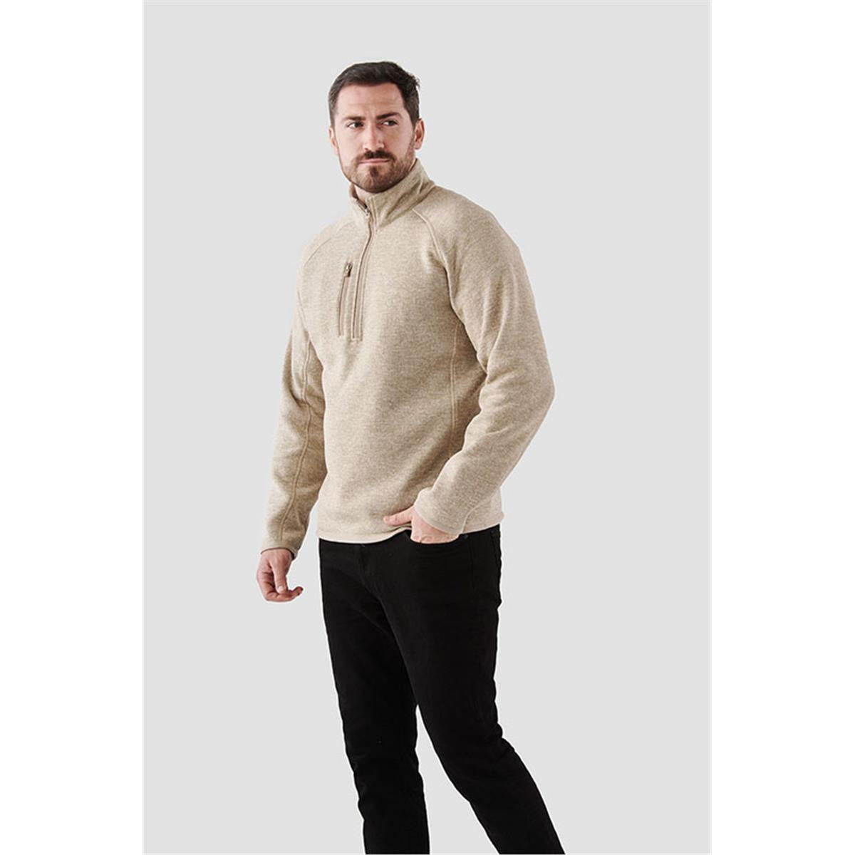 Men's Avalante 1/4 Zip Pullover - Granite Heather