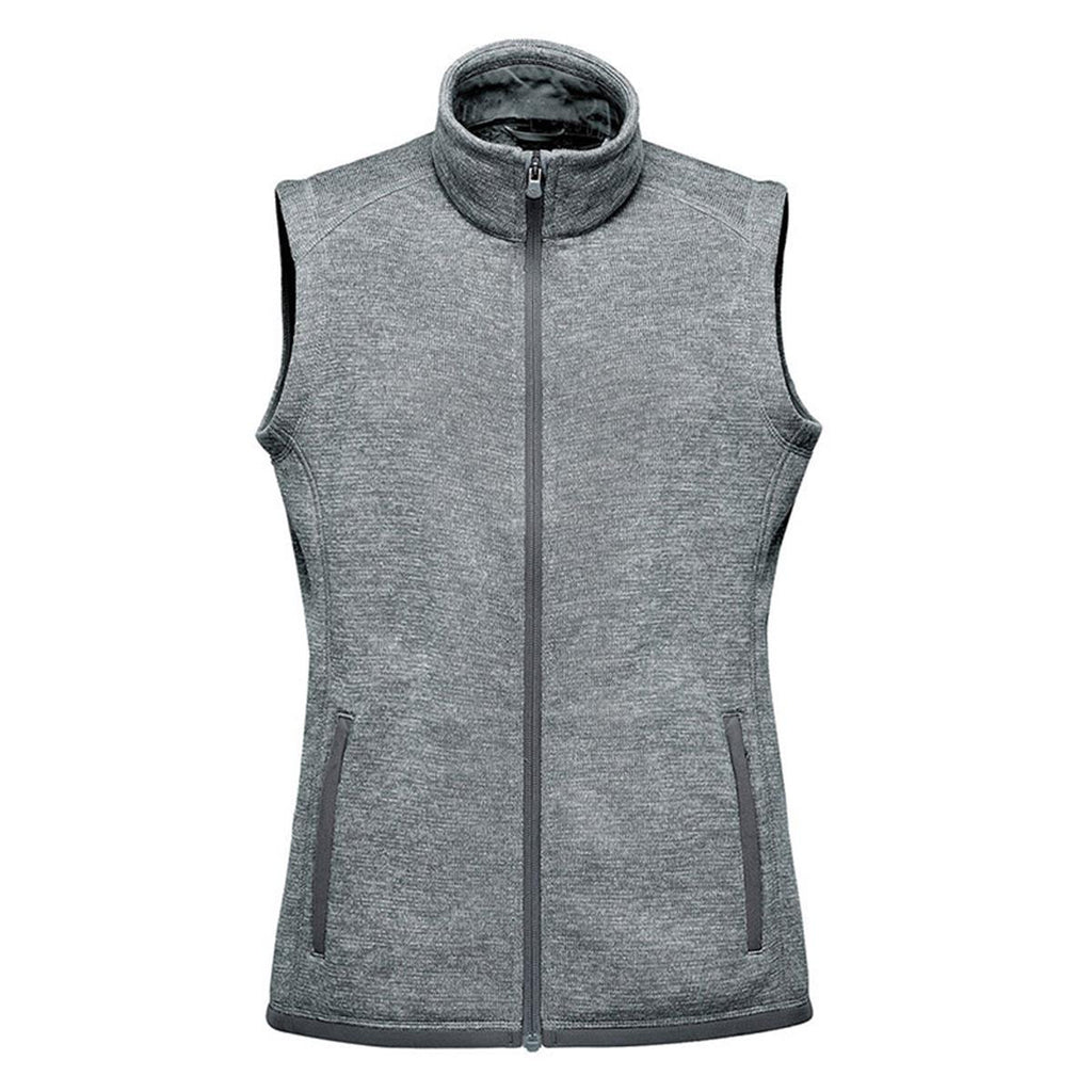 Women's Avalante Full Zip Fleece Vest - Black Heather