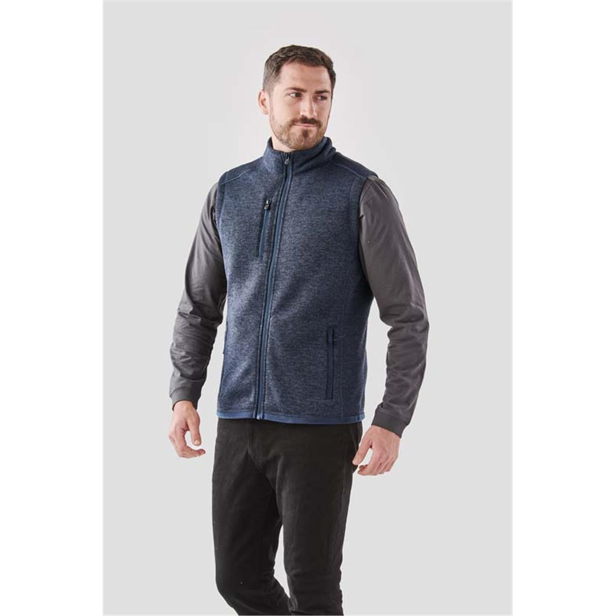 Men's Avalante Full Zip Fleece Vest - Granite Heather