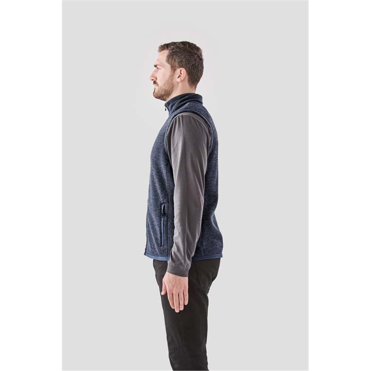 Men's Avalante Full Zip Fleece Vest - Navy Heather