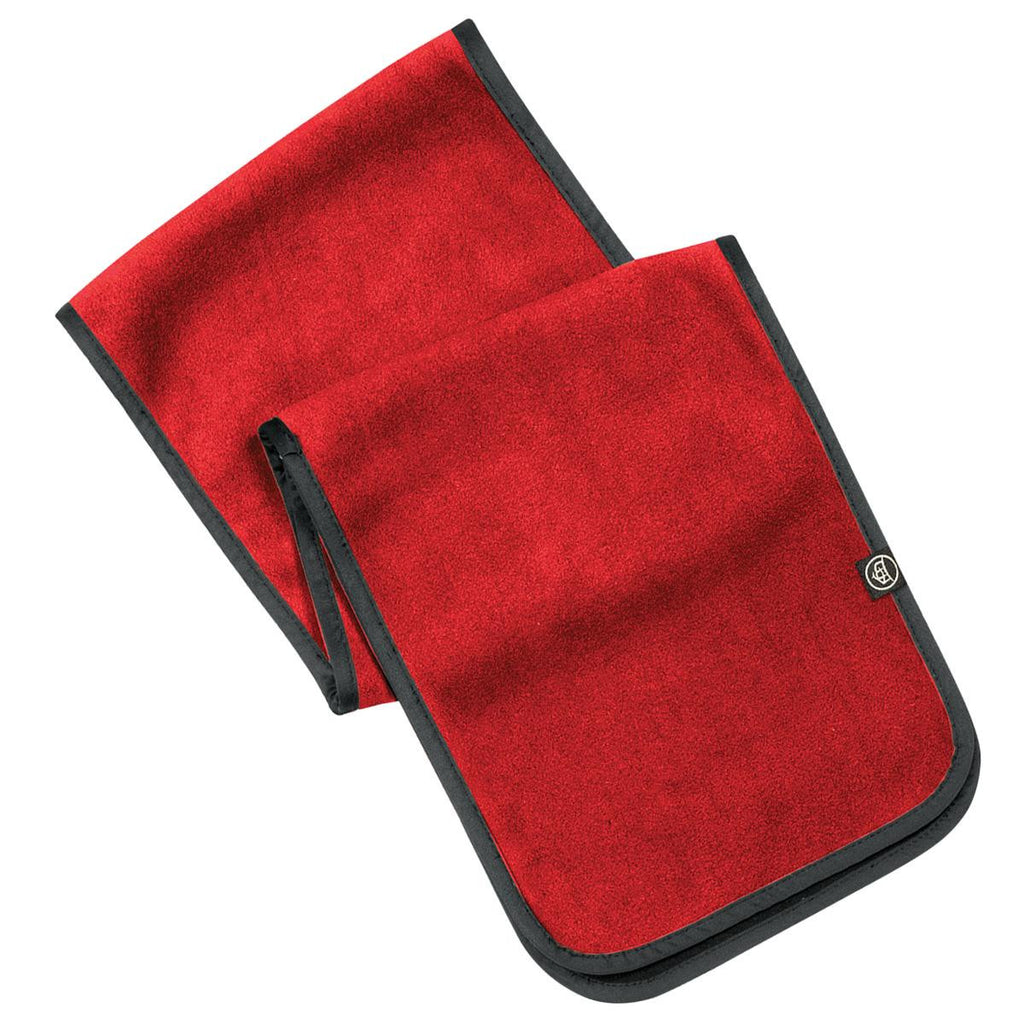 Helix Fleece Scarf - Navy