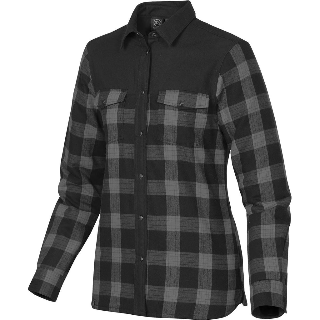Women's Logan Thermal Shirt - Black / Red Plaid