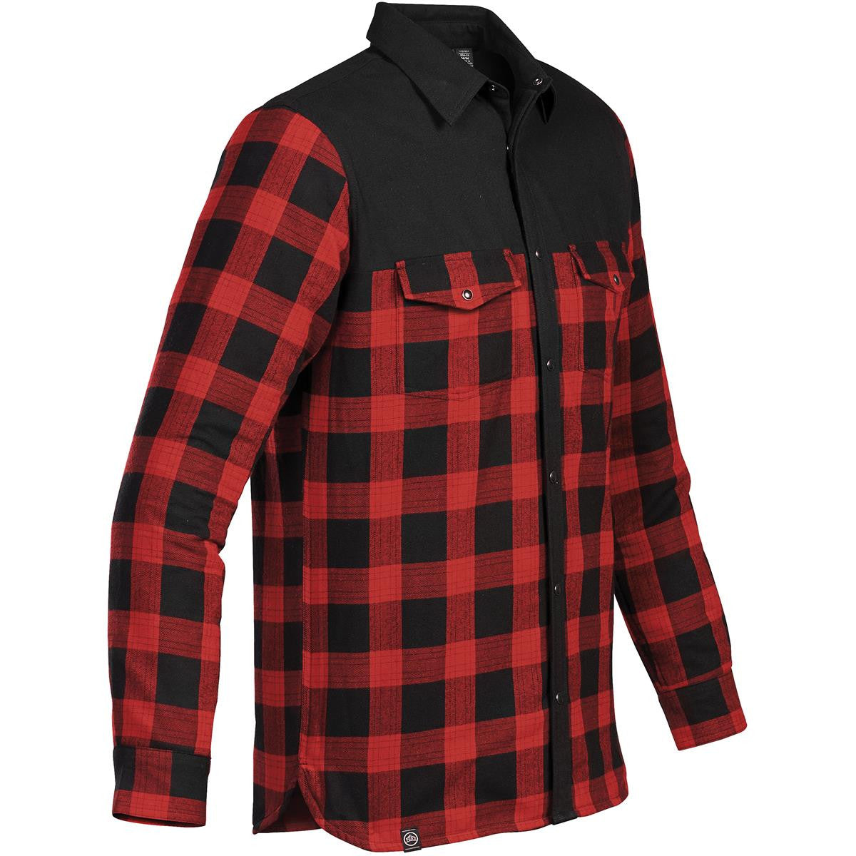 Men's Logan Thermal Shirt - Black / Red Plaid