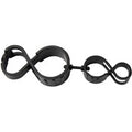 "Twister" Ultra Jaws Glove Clips - Black