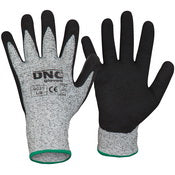 Cut5 - Nitrile Sandy Finish - Black/Grey