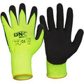 HiVis Cut5 - Nitrile Sandy Finish - Black/HiVis Yellow