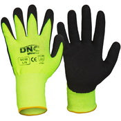 HiVis Cut5 - Nitrile Sandy Finish - Black/HiVis Yellow
