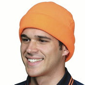 HiVis micro fleece beanie - Orange