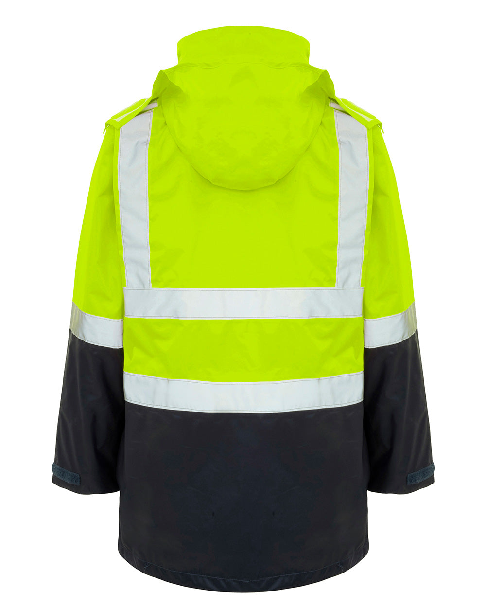 Hi-Vis Healy 4-in-1 Jacket & Vest in Fluoro Orange & Navy