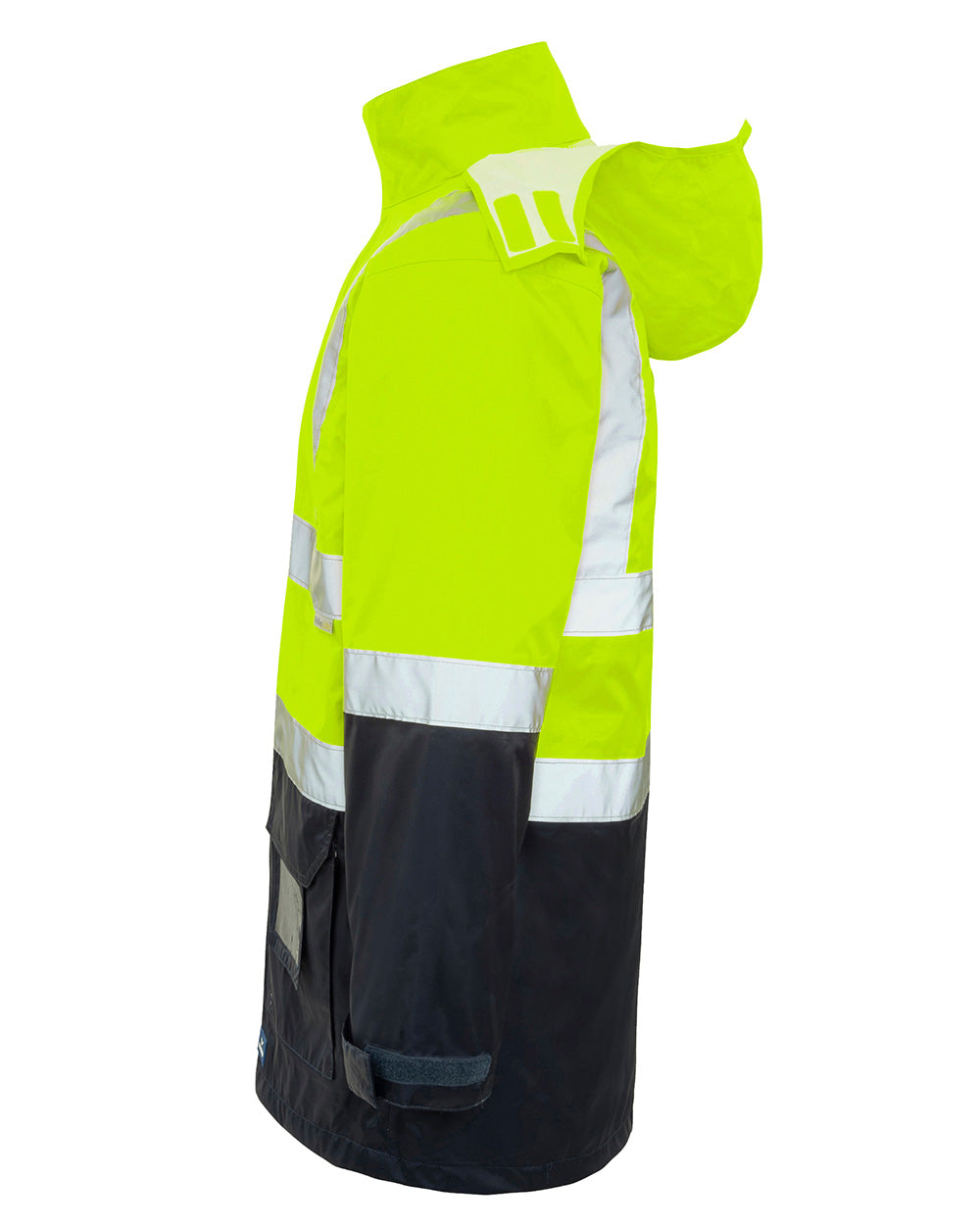 Hi-Vis Healy 4-in-1 Jacket & Vest in Fluoro Orange & Navy