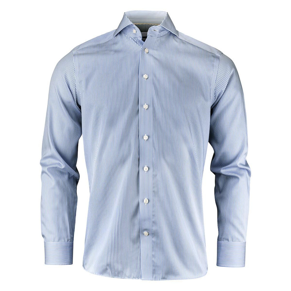Yellow Bow 50 Men’s Shirt - Navy Stripe Front