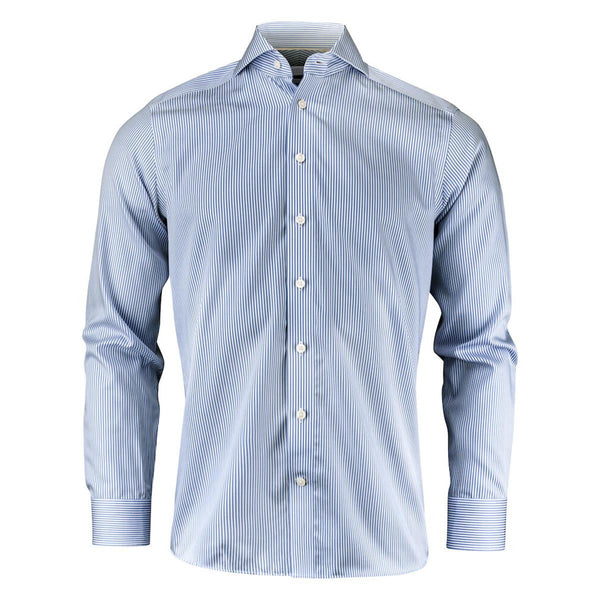 Yellow Bow 50 Men’s Shirt - Navy Stripe Front