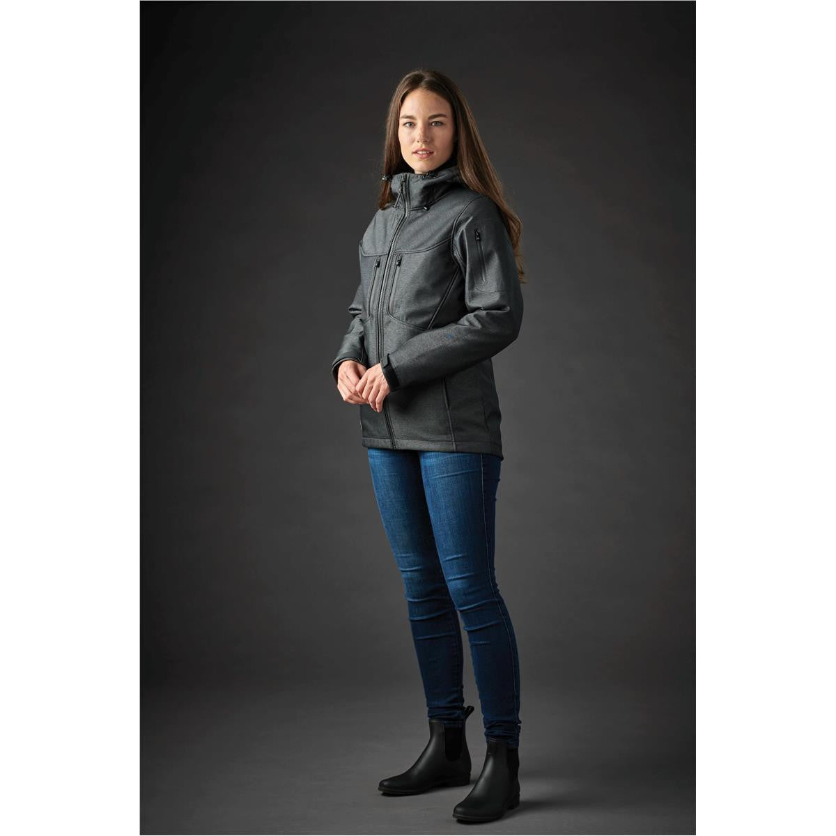 Women's Epsilon System Jacket - Charcoal Twill