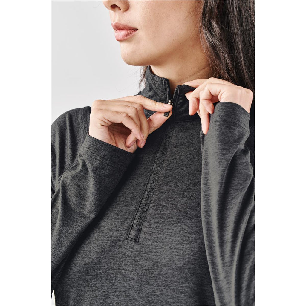 Women's Milano 1/4 Zip Pullover - Classic Blue Heather