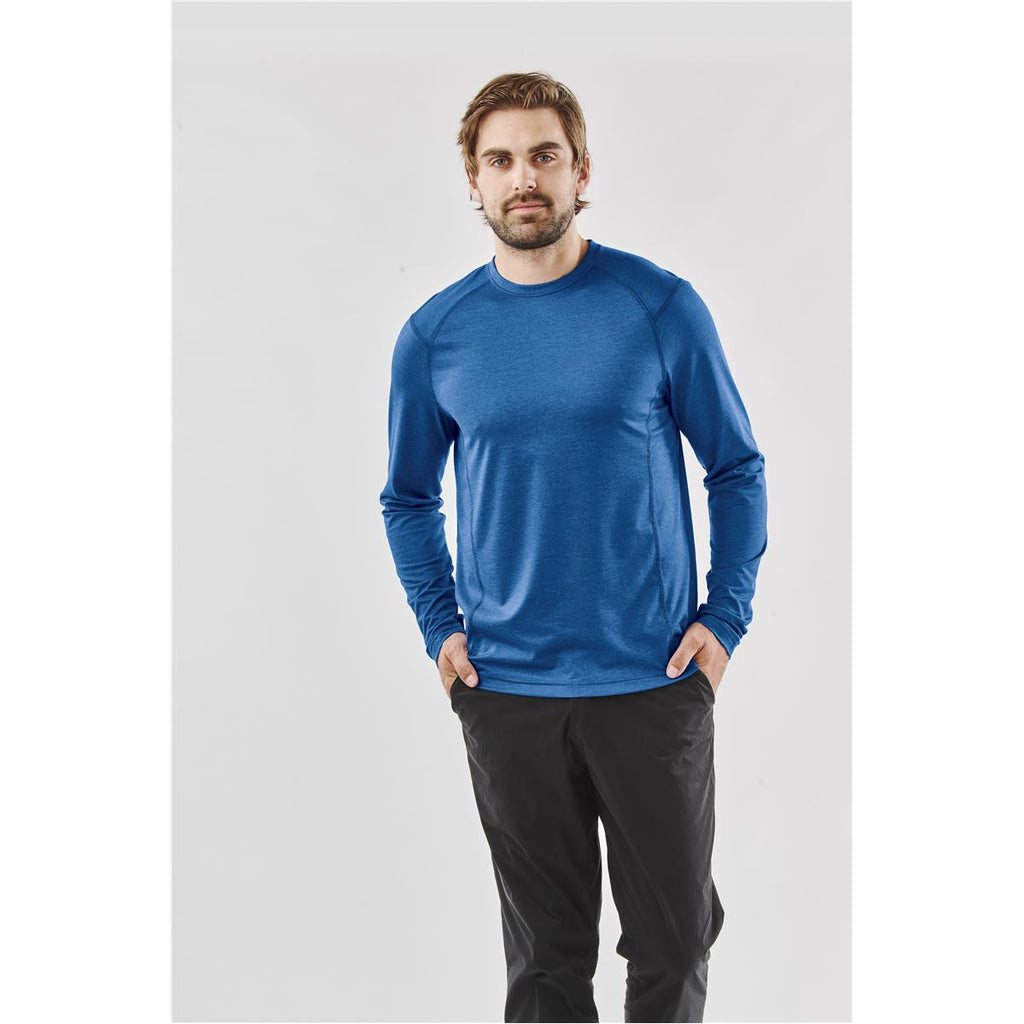 Men's Milano L/S Crew Neck - Charcoal Heather