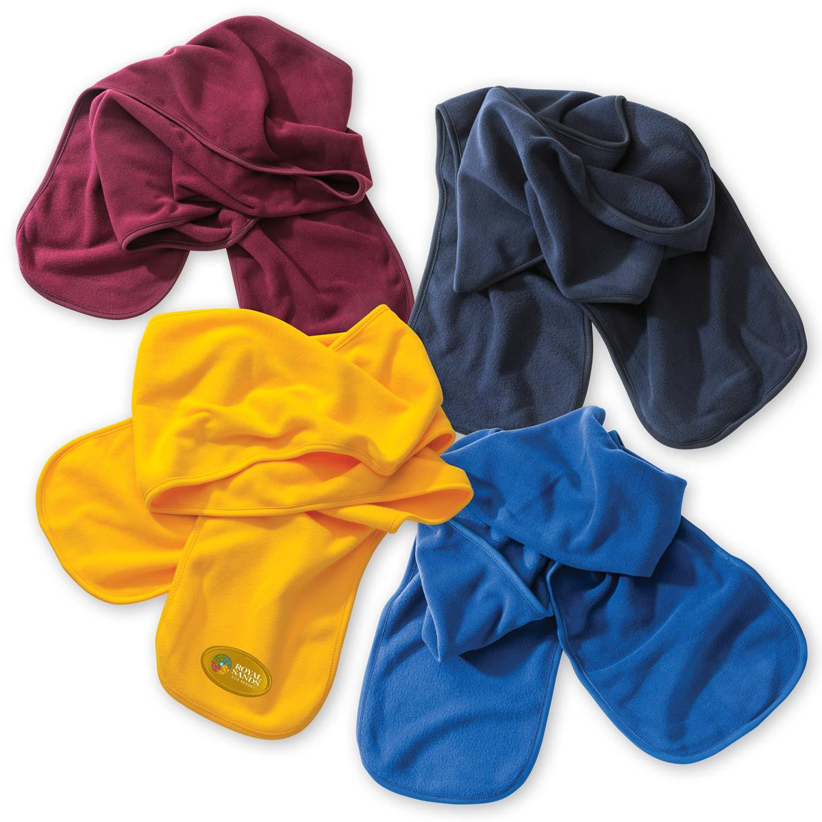 Polar Fleece Scarf - Gold