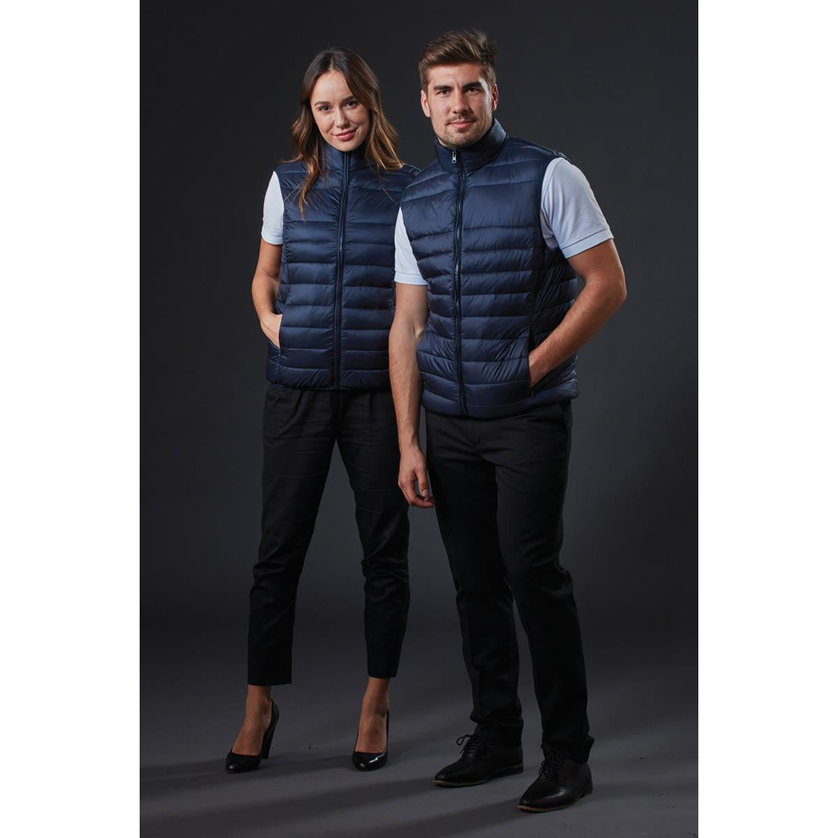 Women's Puffer Vest - Navy