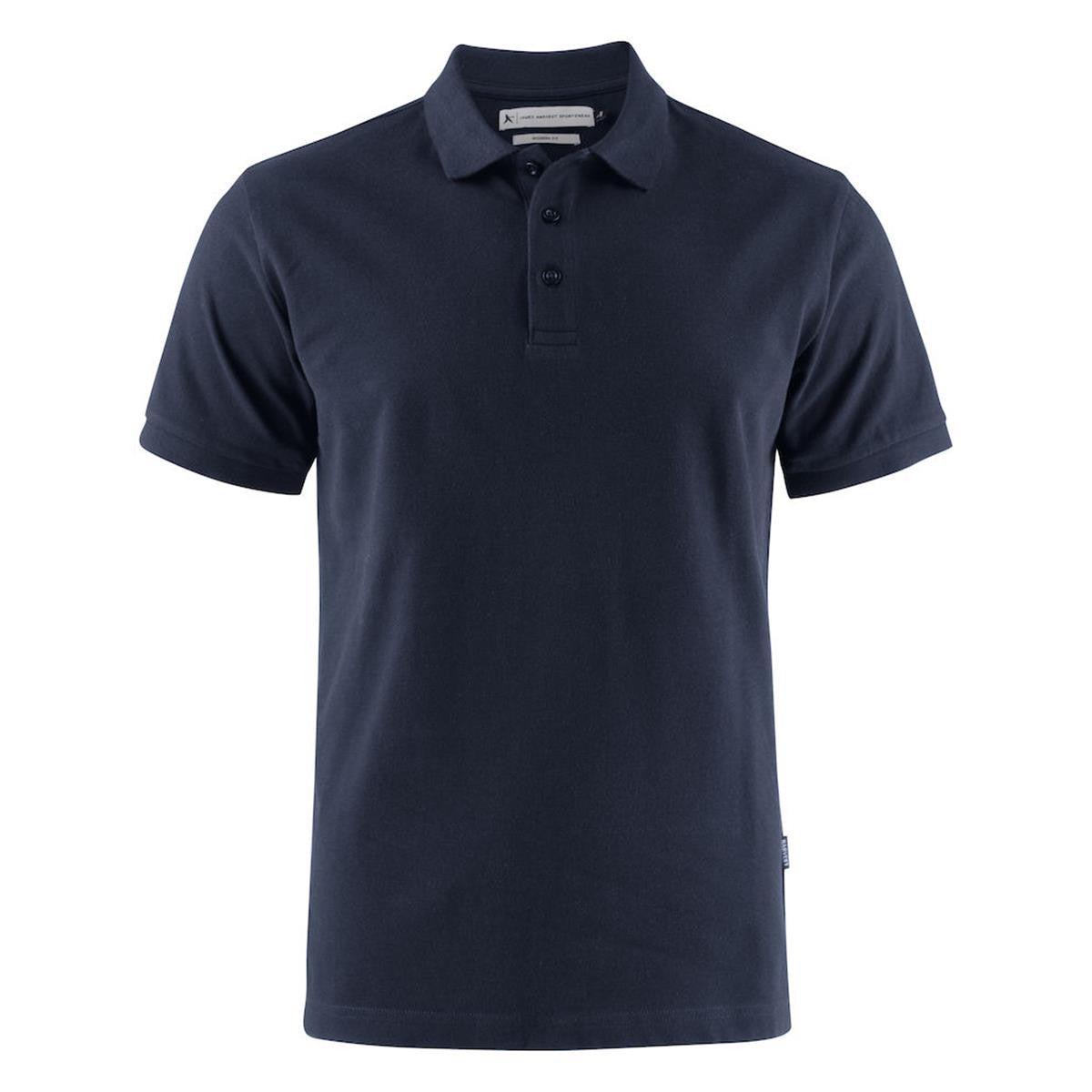 Neptune Modern Men's Cotton Polo - Anthracite