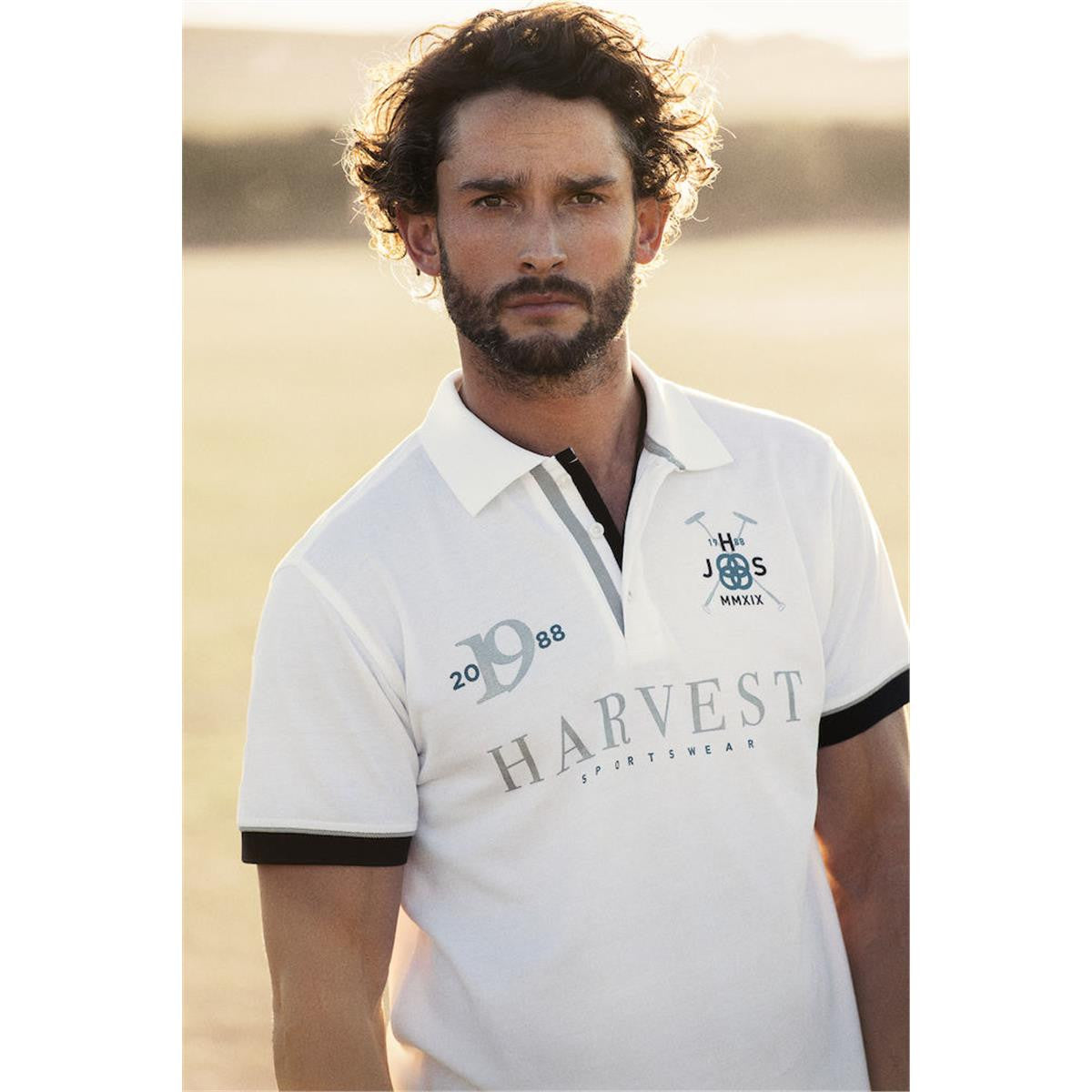 Anderson Men's Cotton Polo - White