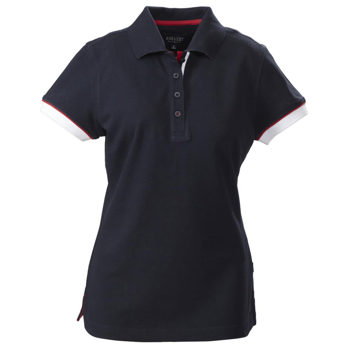 Antreville Women's Cotton Polo - Black