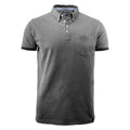 Larkford Men's Cotton Polo - Black Melange