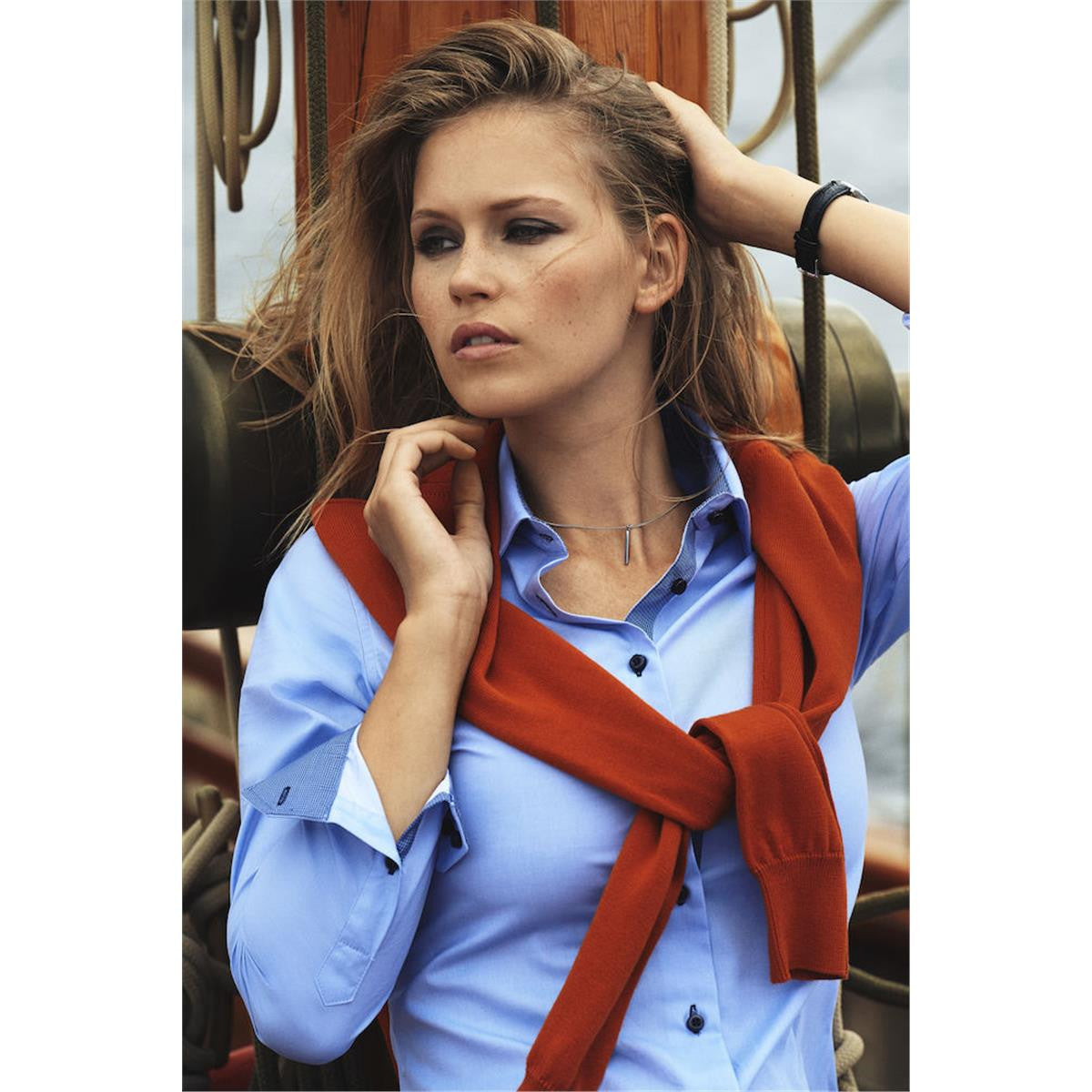 Baltimore Women's Blouse - Navy