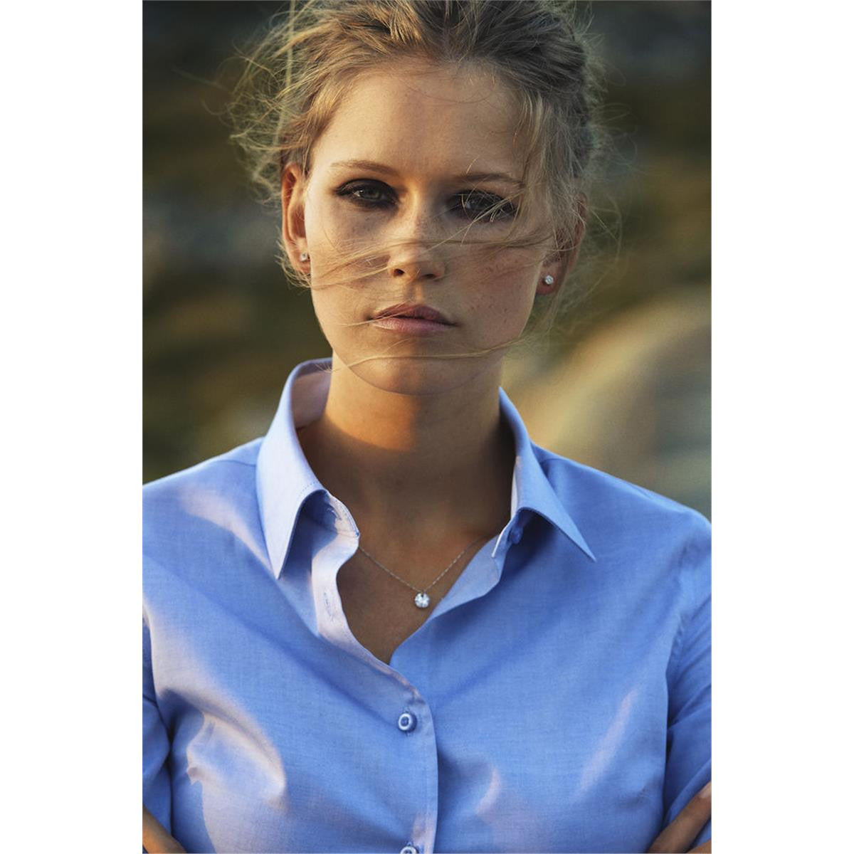 Redding Women's Blouse - Charcoal