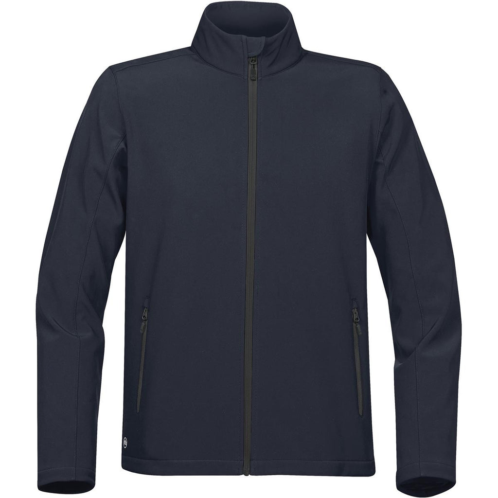 Men's Orbiter Softshell - Black / Azure Blue