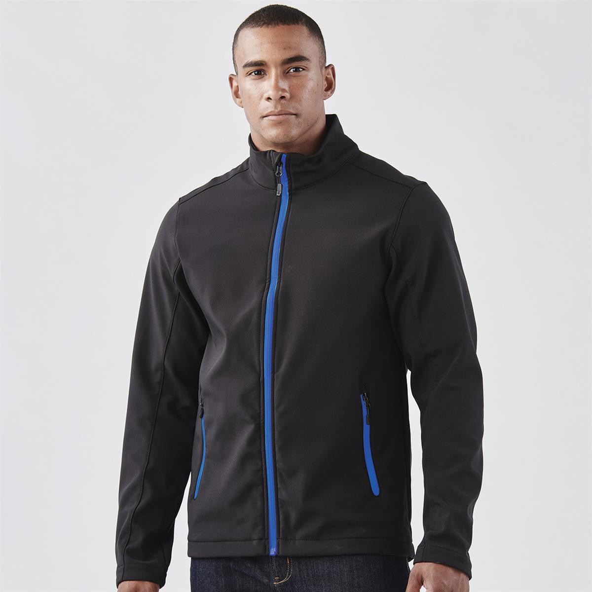Men's Orbiter Softshell - Black / Bright Red