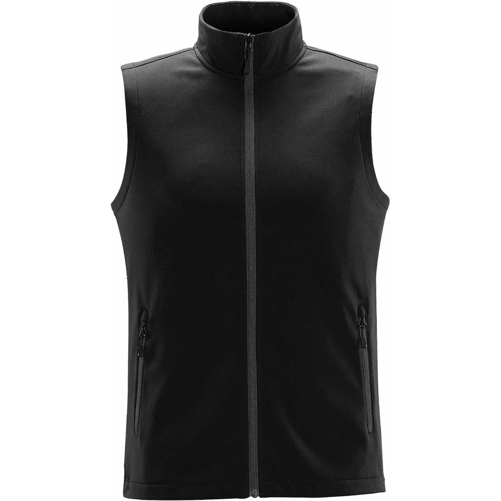 Men's Orbiter Softshell Vest - Black / Dolphin