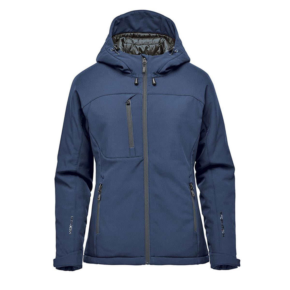 Women's Orbiter Insulated Softshell - Black / Azure Blue