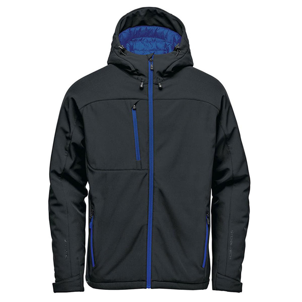 Men's Orbiter Insulated Softshell - Black / Azure Blue