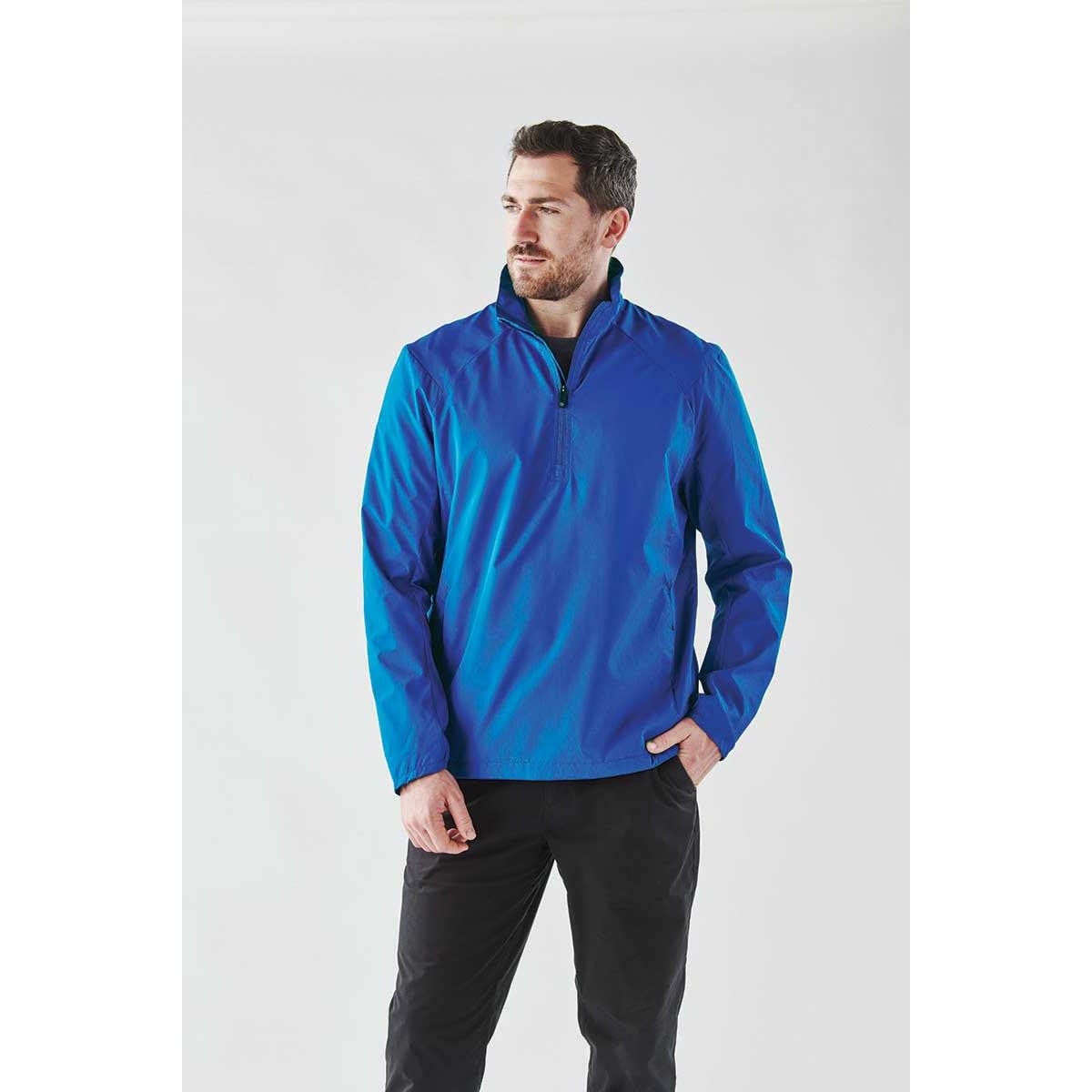 Men's Pacifica 1/4 Zip Anorak - Classic Blue