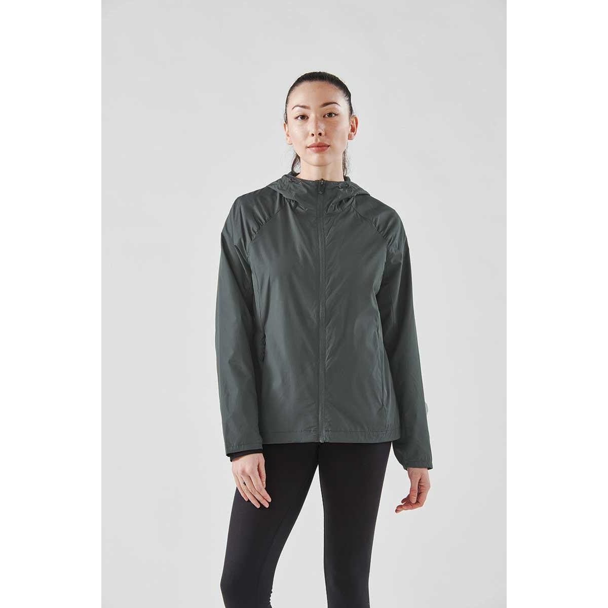 Women's Pacifica Wind Jacket - Black / Bright Red