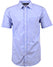 M7300S Men’s Gingham Check Short Sleeve Shirt
